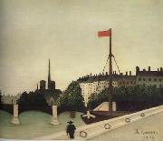 Henri Rousseau Notre-Dame Seen from Port Henri-IV oil painting